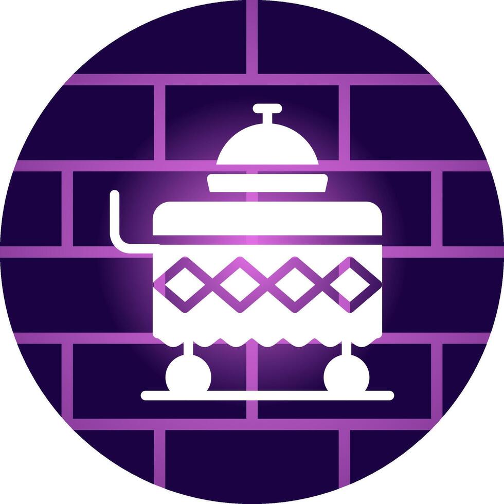 Food Cart kreatives Icon-Design vektor