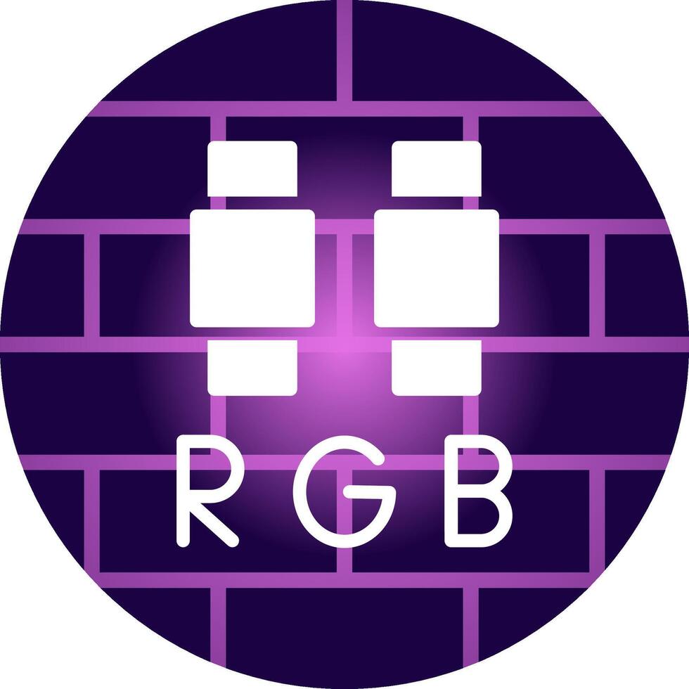 RGB-kreatives Icon-Design vektor