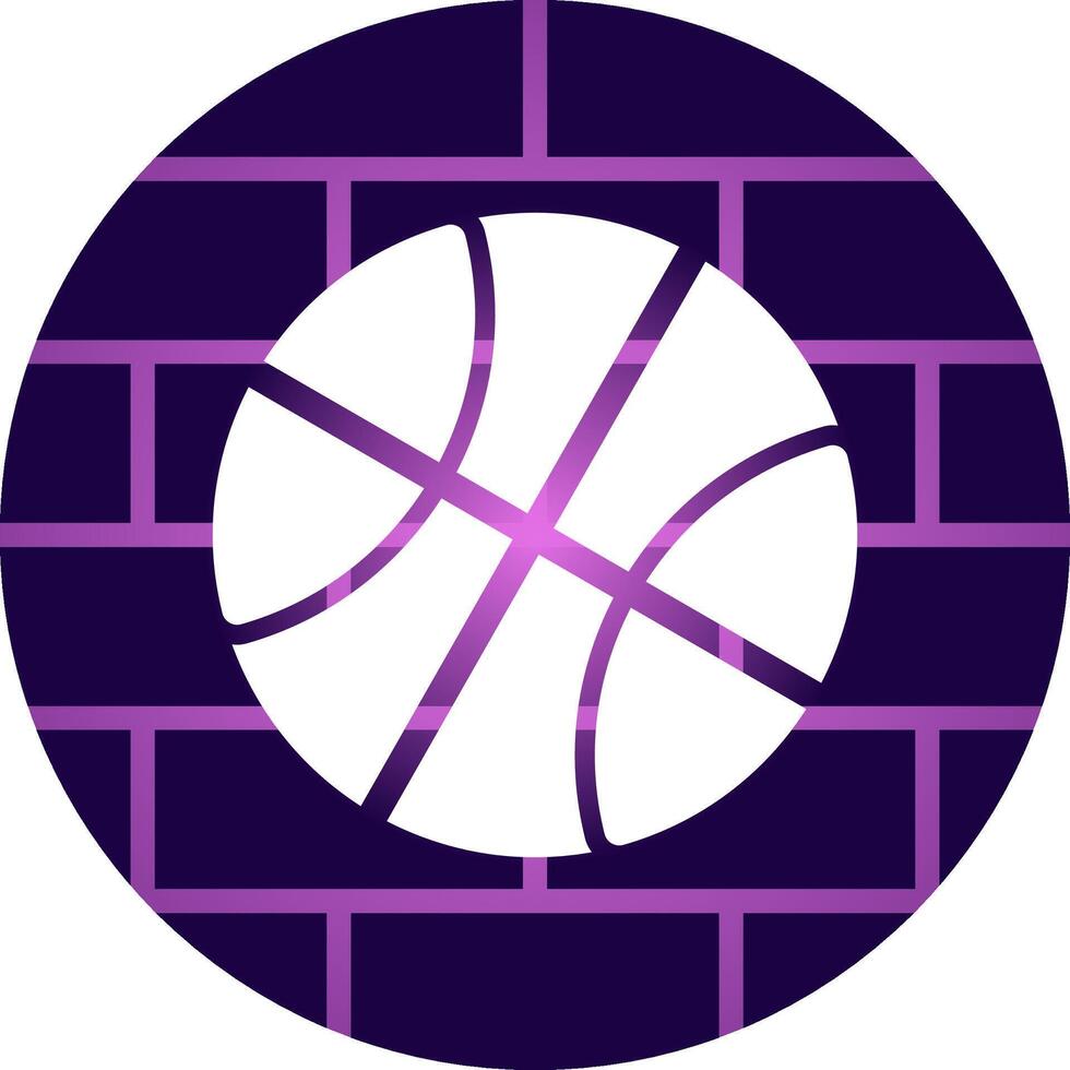 Basketball kreatives Icon-Design vektor