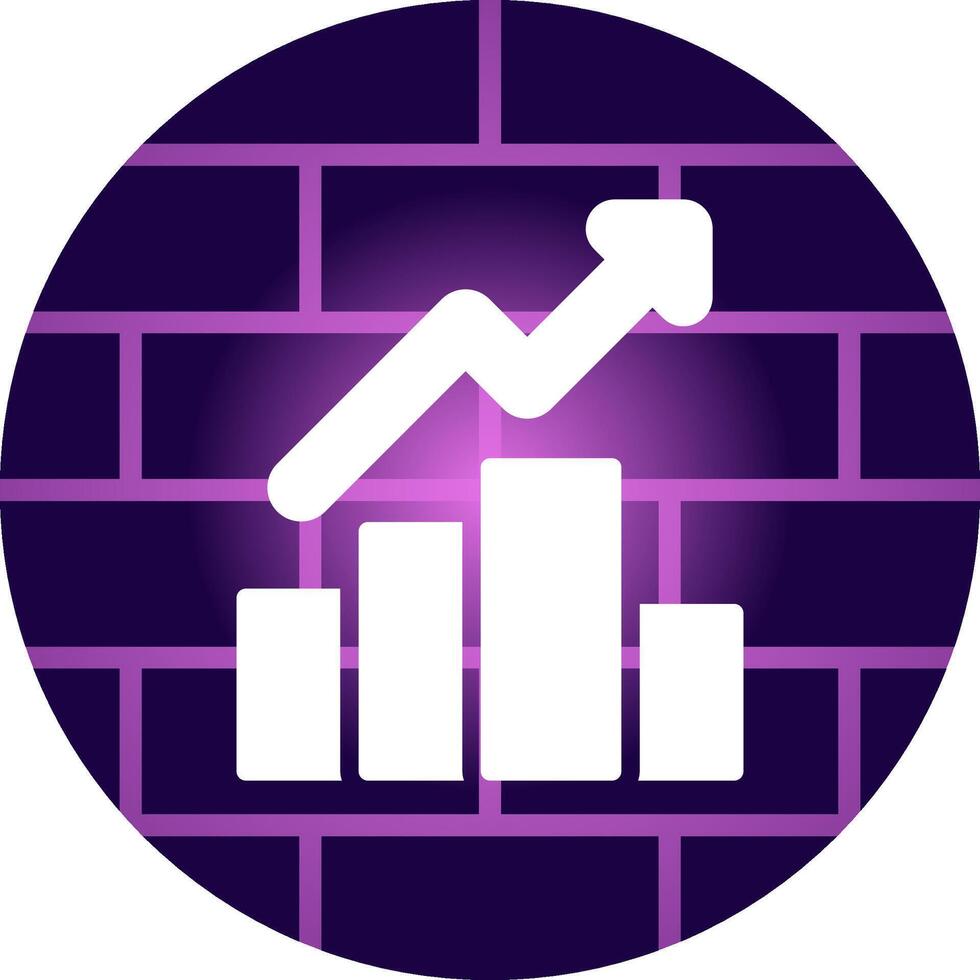 tillväxt dataintrång kreativ ikon design vektor