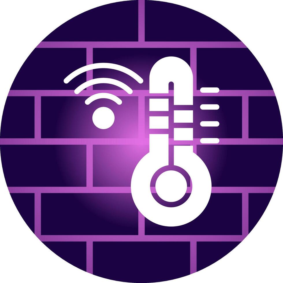 Thermostat kreativ Symbol Design vektor