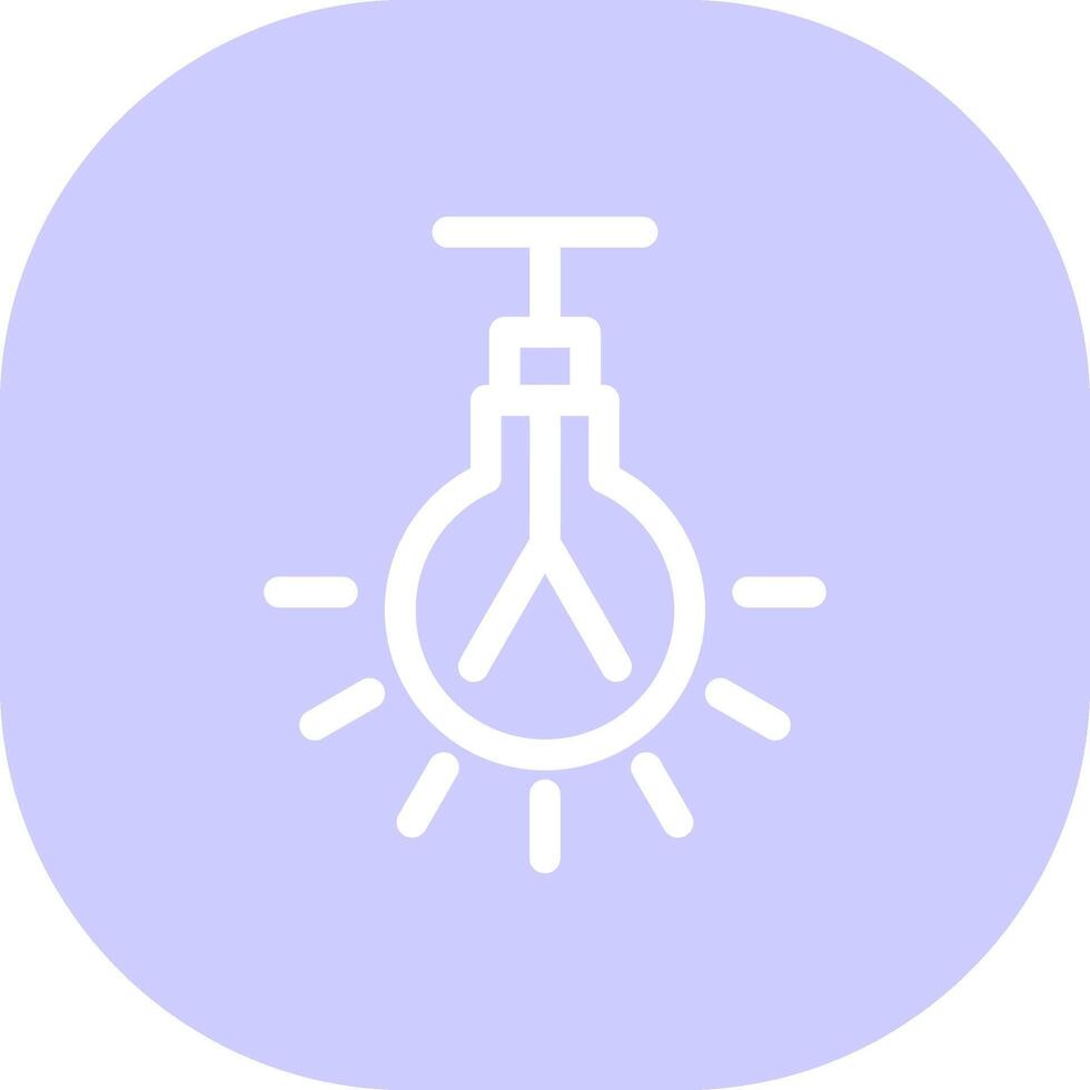 glödlampa kreativ ikon design vektor