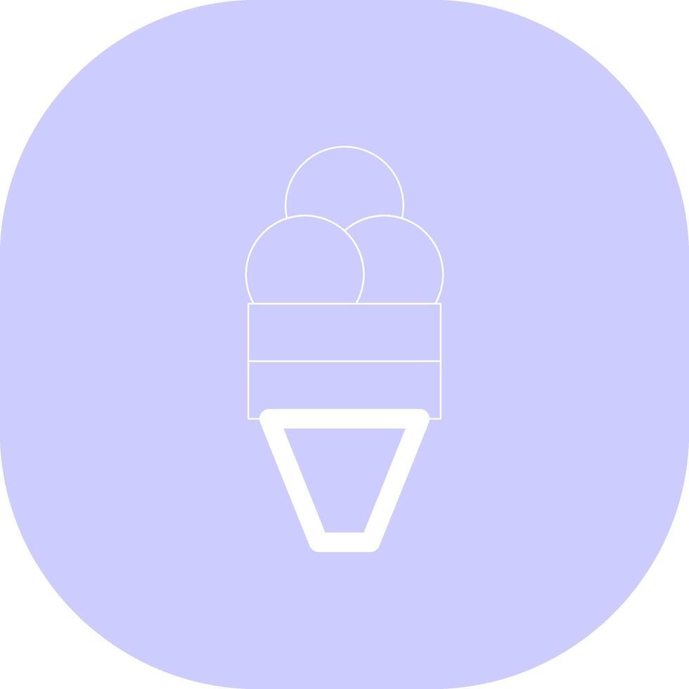 Eis kreatives Icon-Design vektor