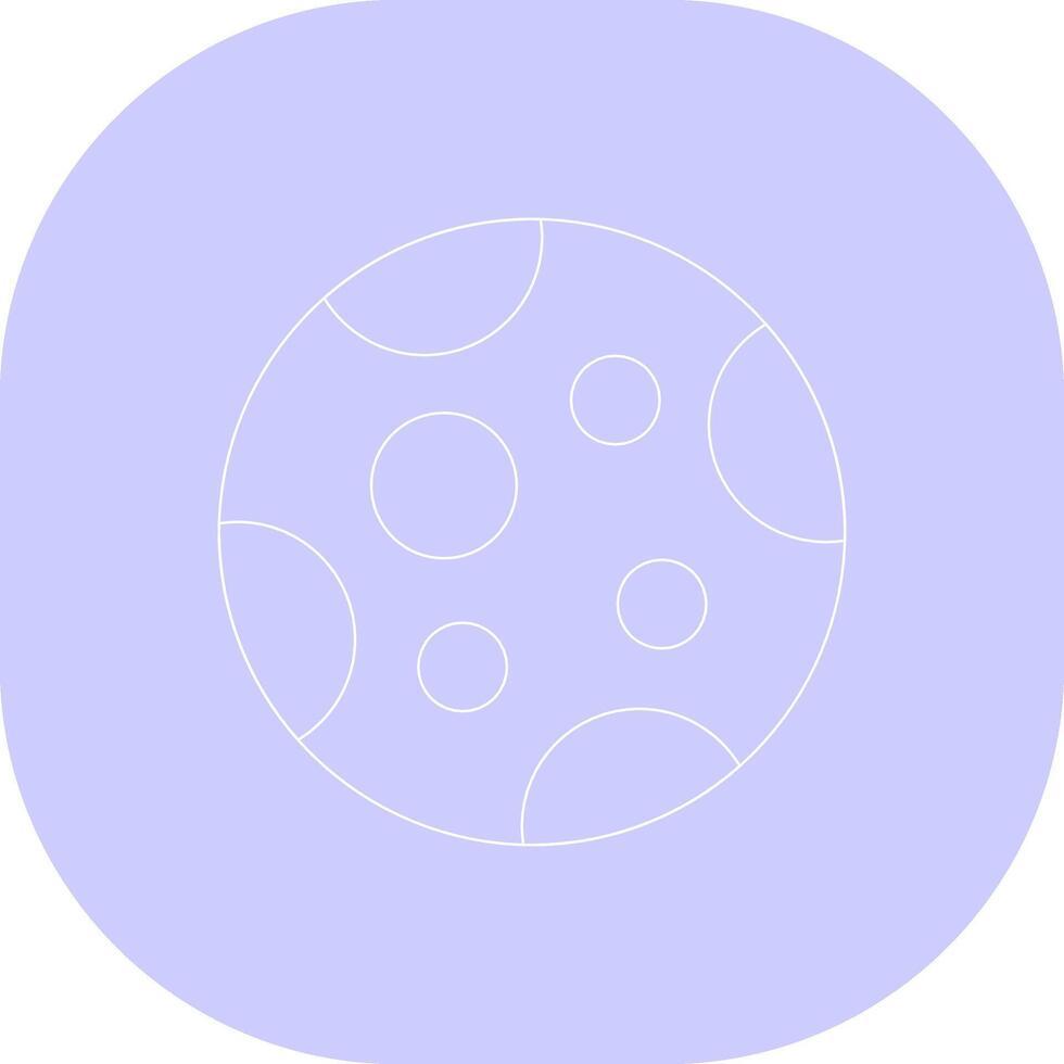 Mond kreatives Icon-Design vektor