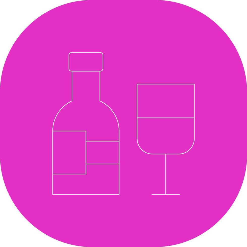 Wein kreatives Icon-Design vektor