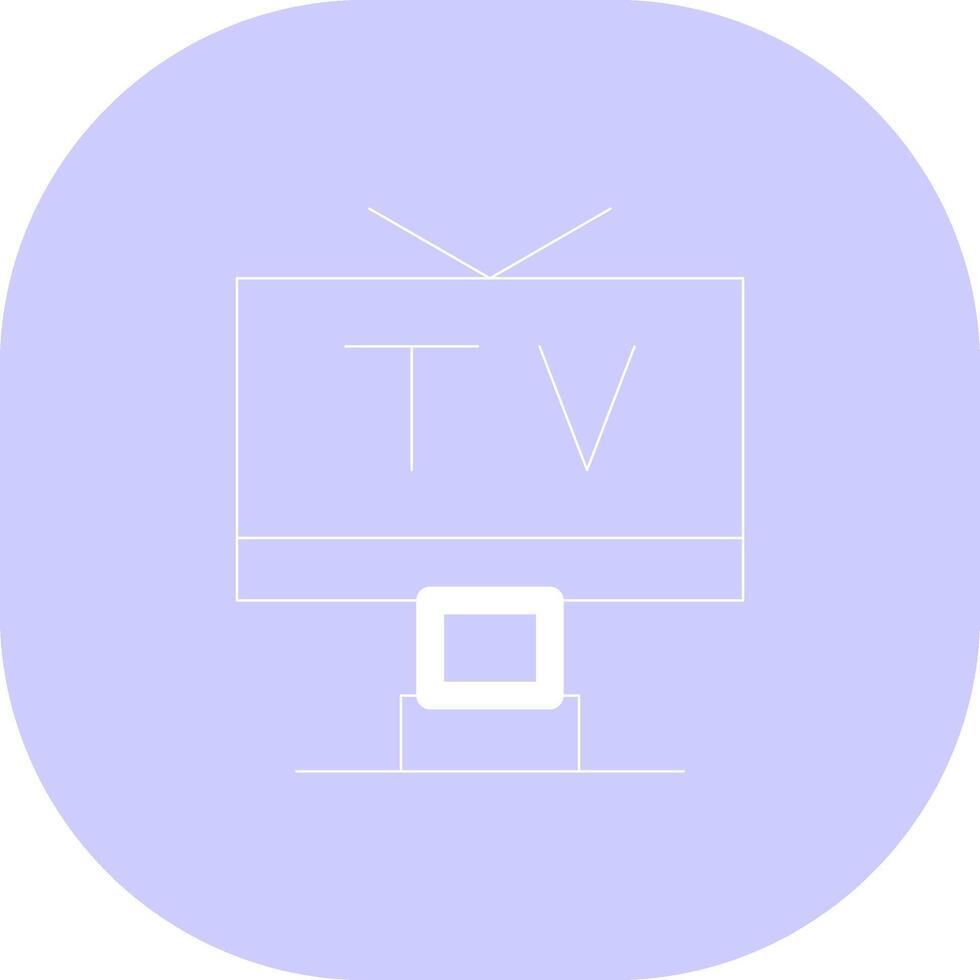 TV kreativ ikon design vektor