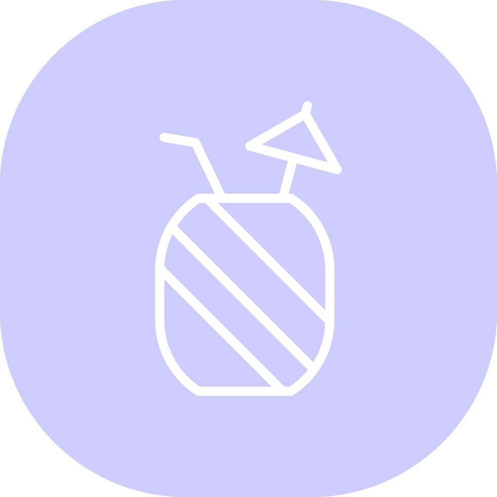 ananas juice kreativ ikon design vektor