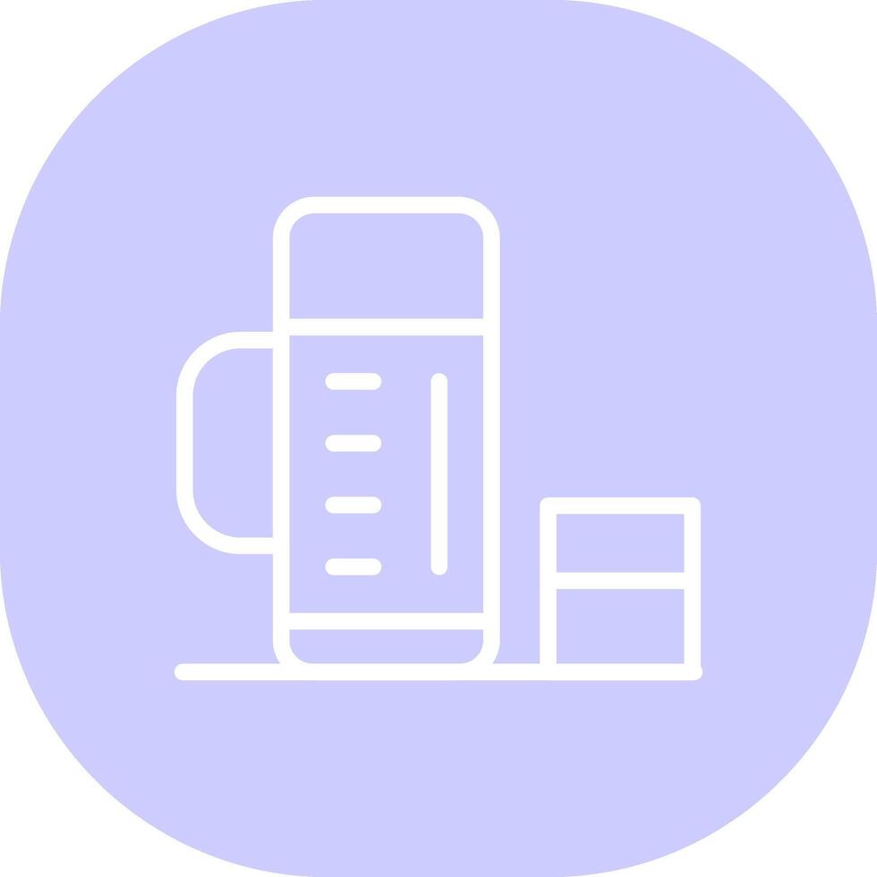 Thermos kreatives Icon-Design vektor