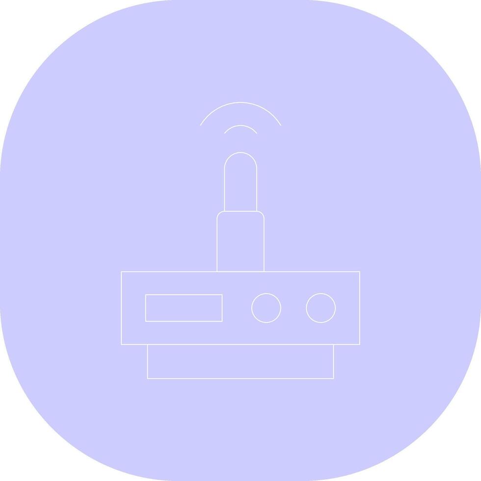 WLAN-Router kreatives Icon-Design vektor