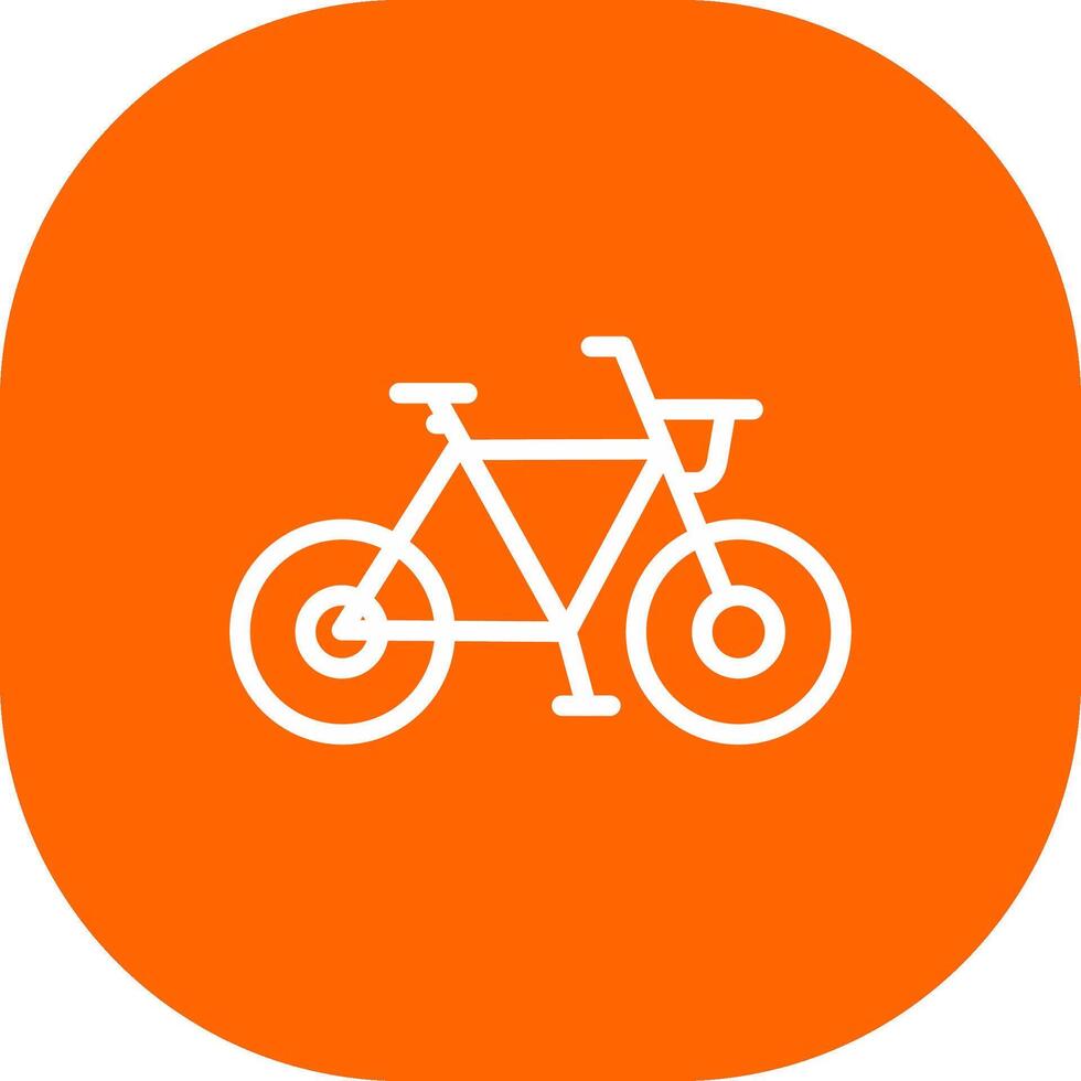 Fahrrad kreatives Icon-Design vektor