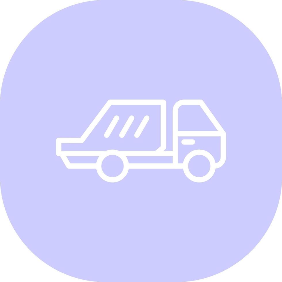 Müll LKW kreativ Symbol Design vektor