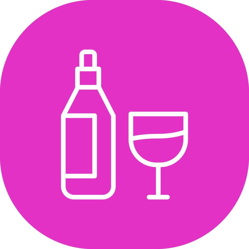 Wein kreatives Icon-Design vektor