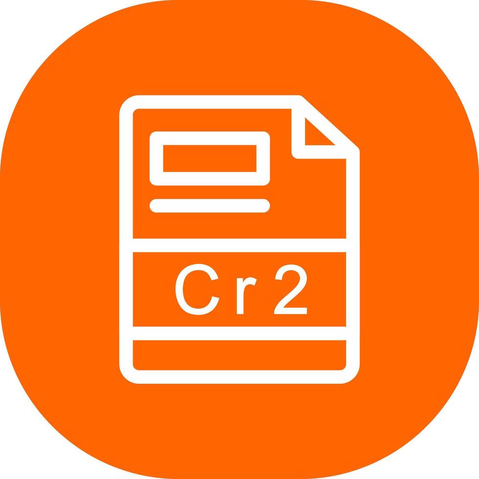 cr2 kreativ Symbol Design vektor