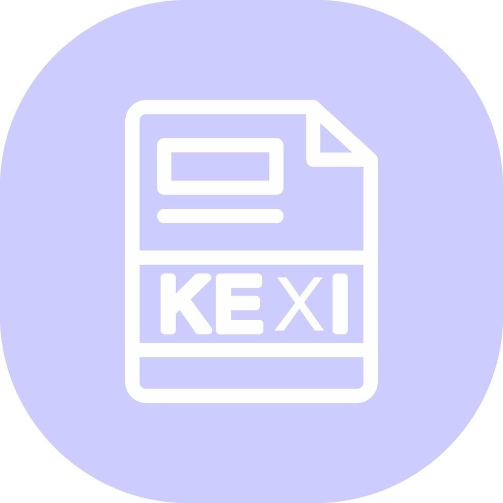 kexi kreativ ikon design vektor