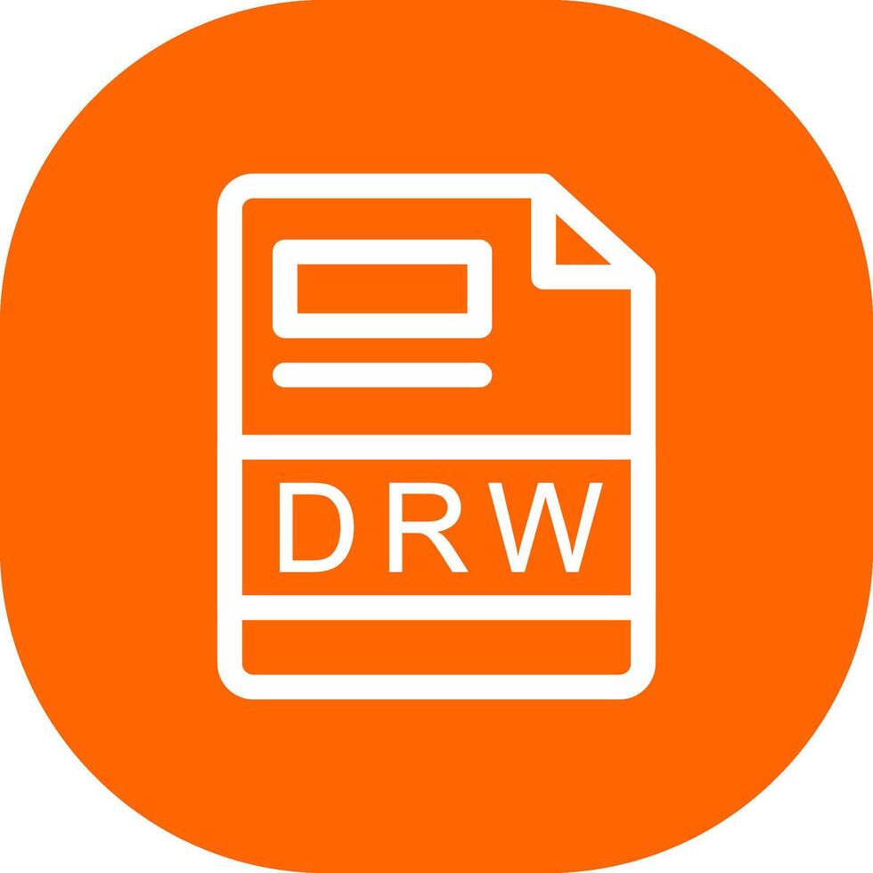 Drw kreativ Symbol Design vektor