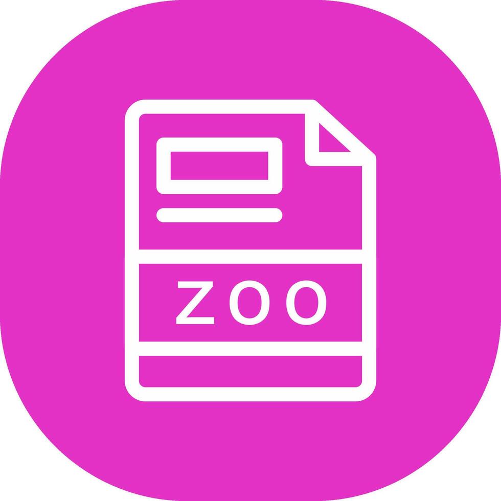 Zoo kreativ ikon design vektor