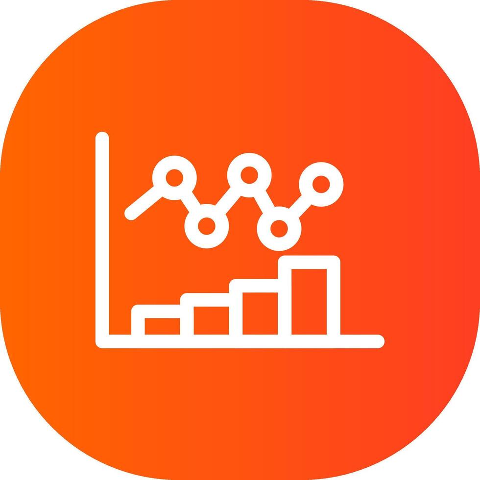 bar Diagram kreativ ikon design vektor
