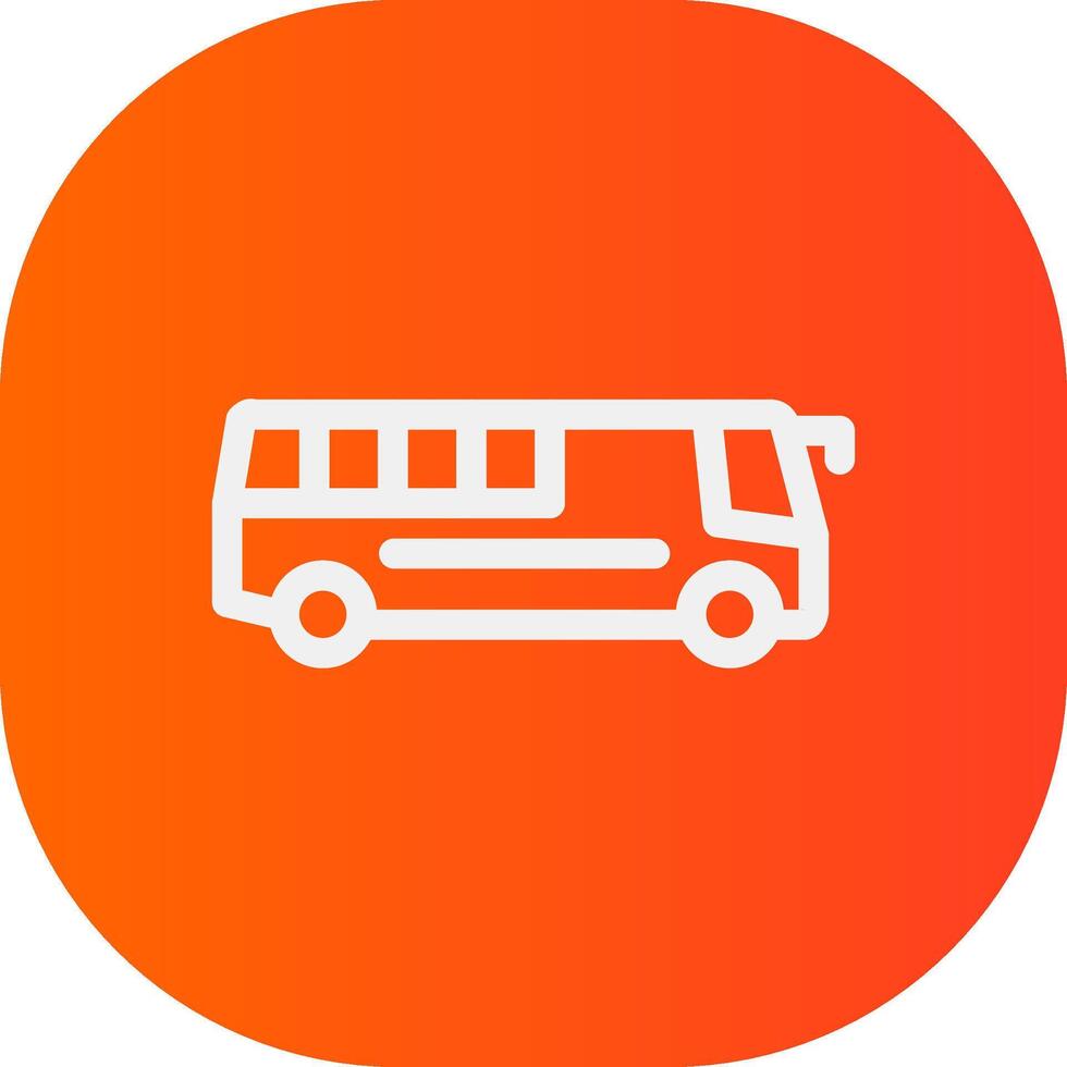 Bus kreatives Icon-Design vektor