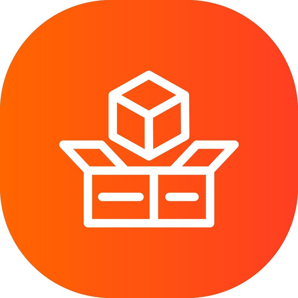 Box kreatives Icon-Design vektor