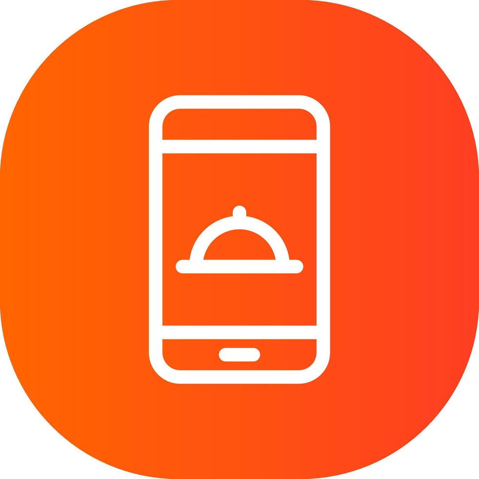 Food-App kreatives Icon-Design vektor