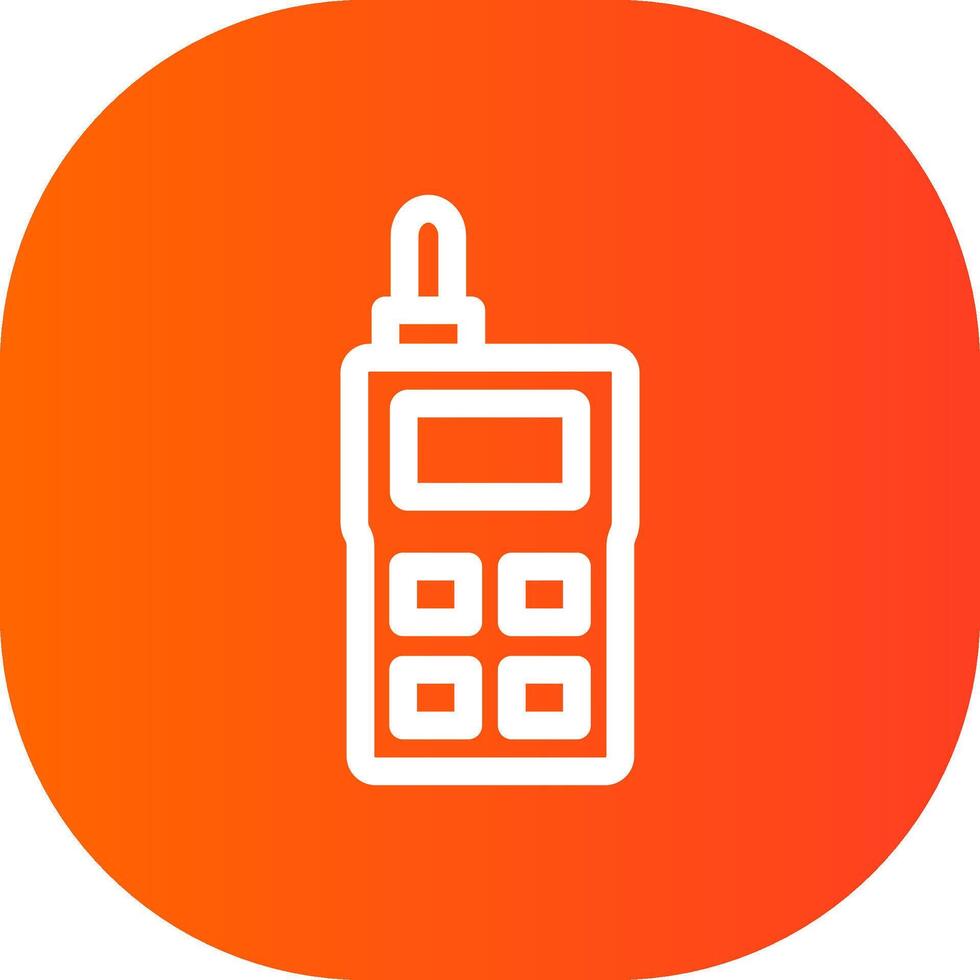 Walkie-Talkie kreatives Icon-Design vektor