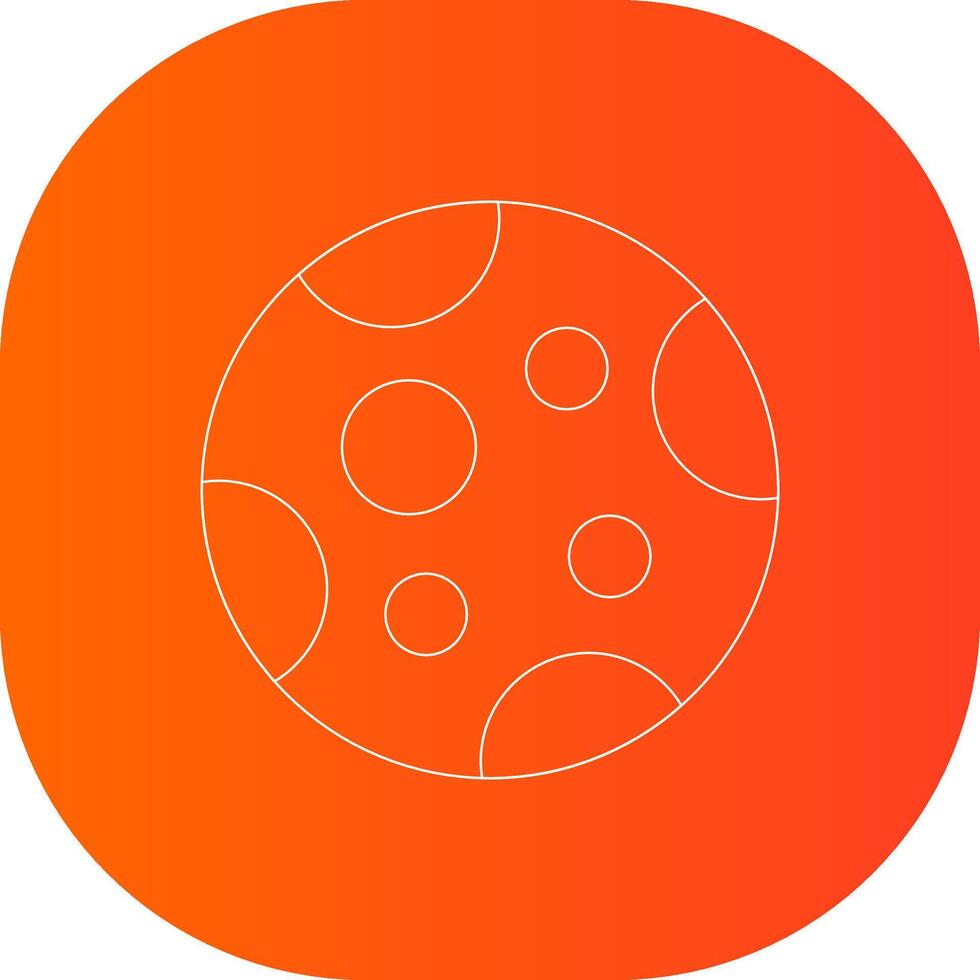 Mond kreatives Icon-Design vektor