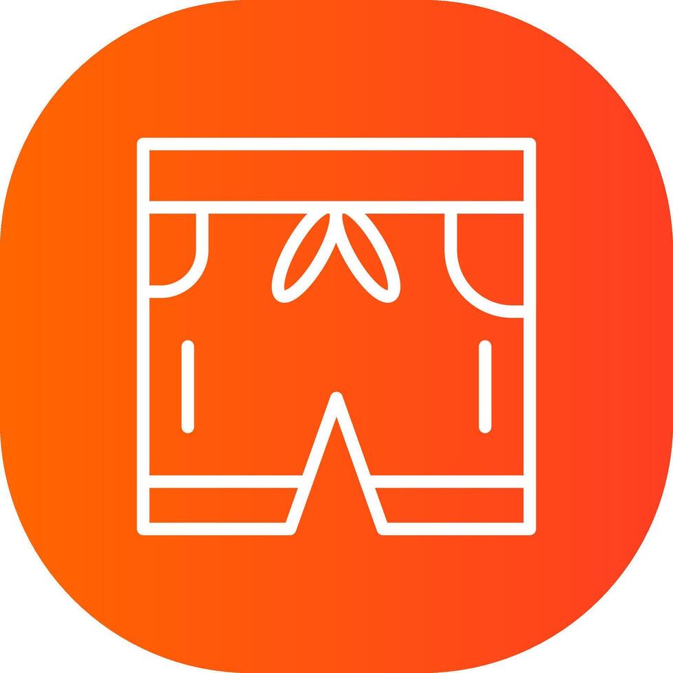 Shorts kreatives Icon-Design vektor