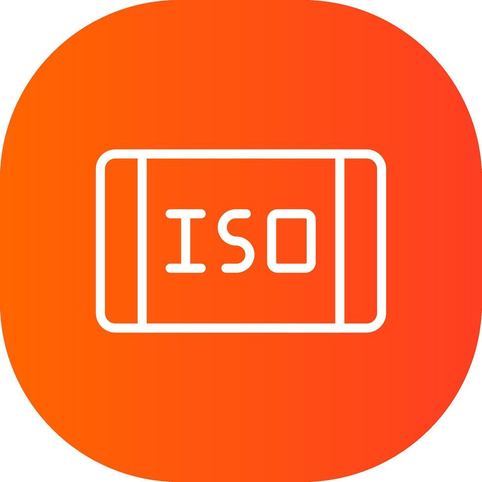 iso kreatives Icon-Design vektor