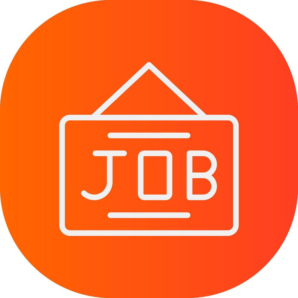 Job kreatives Icon-Design vektor