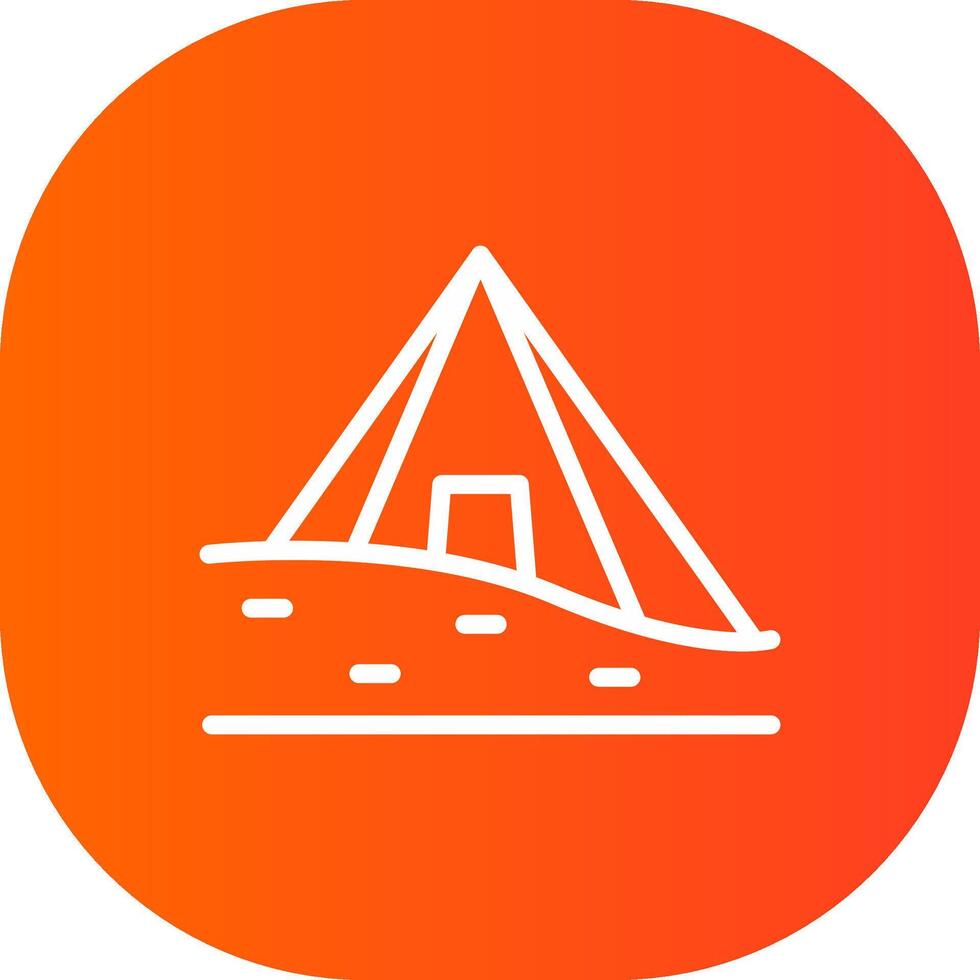 Pyramide kreatives Icon-Design vektor