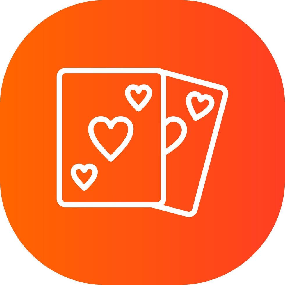 Poker kreatives Icon-Design vektor