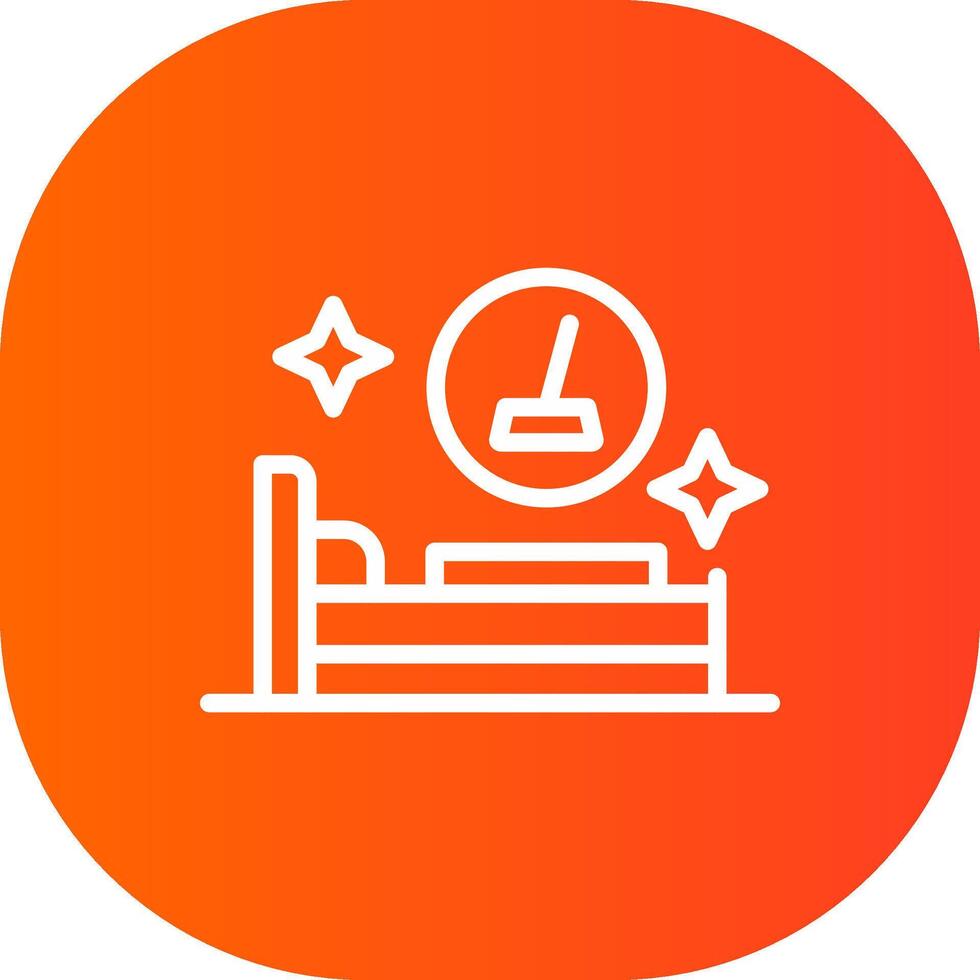 airbnb rengöring kreativ ikon design vektor