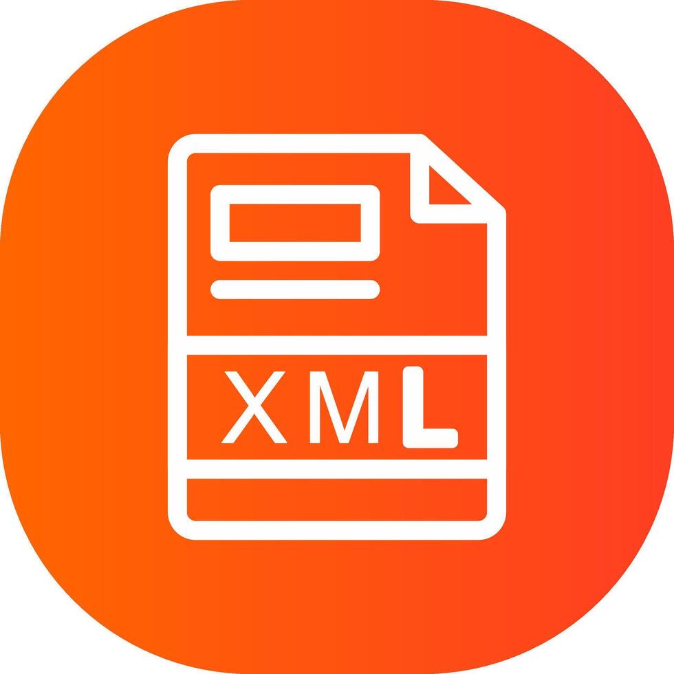 xml kreativ ikon design vektor