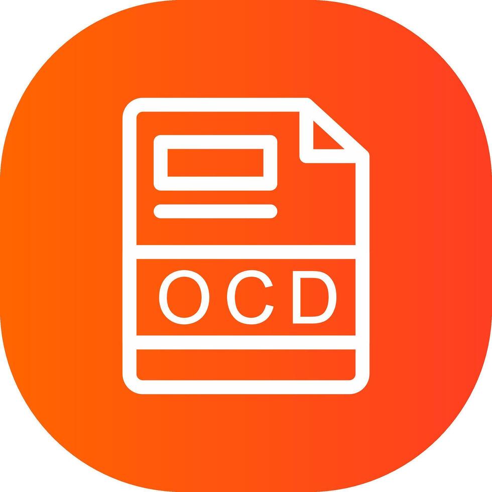 ocd kreativ Symbol Design vektor