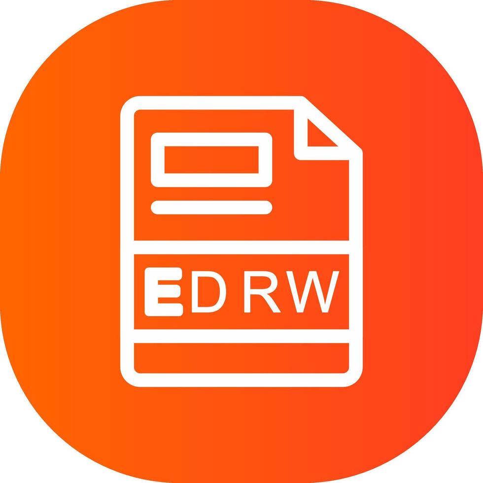 edrw kreativ Symbol Design vektor