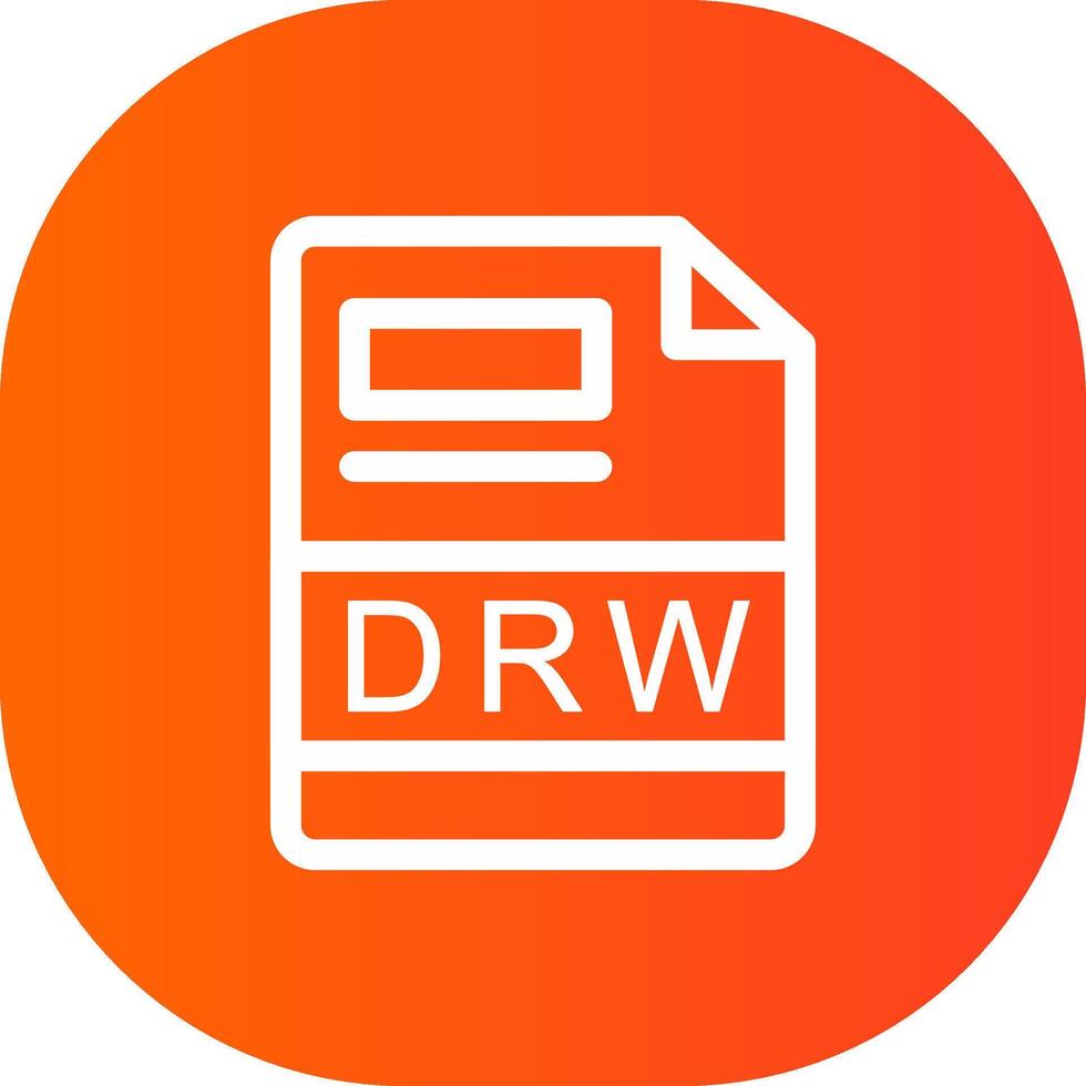 Drw kreativ Symbol Design vektor