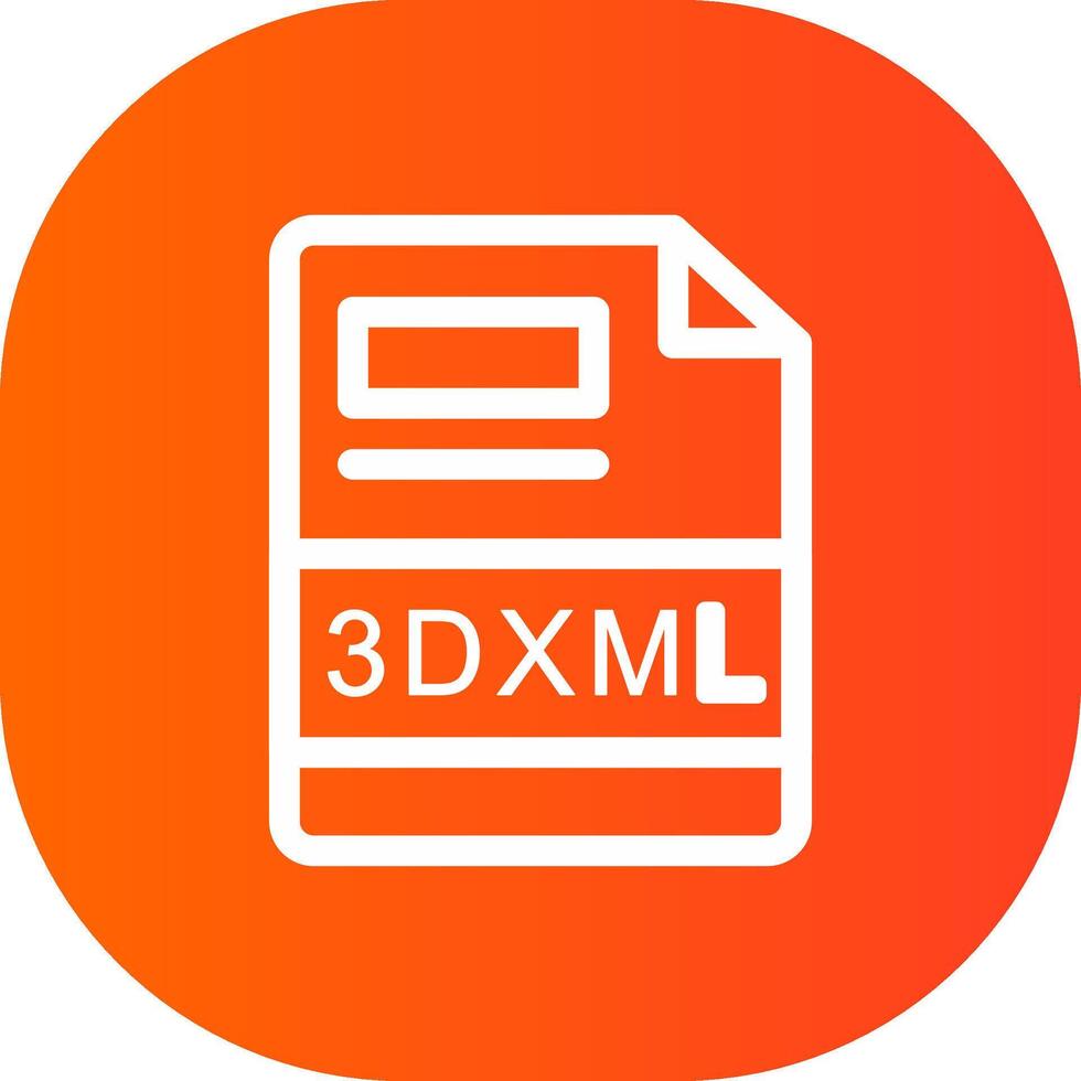 3dxml kreativ Symbol Design vektor