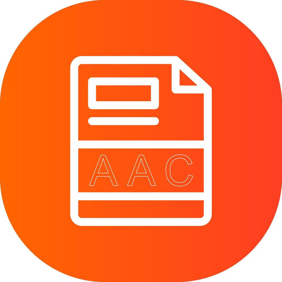 aac kreativ Symbol Design vektor