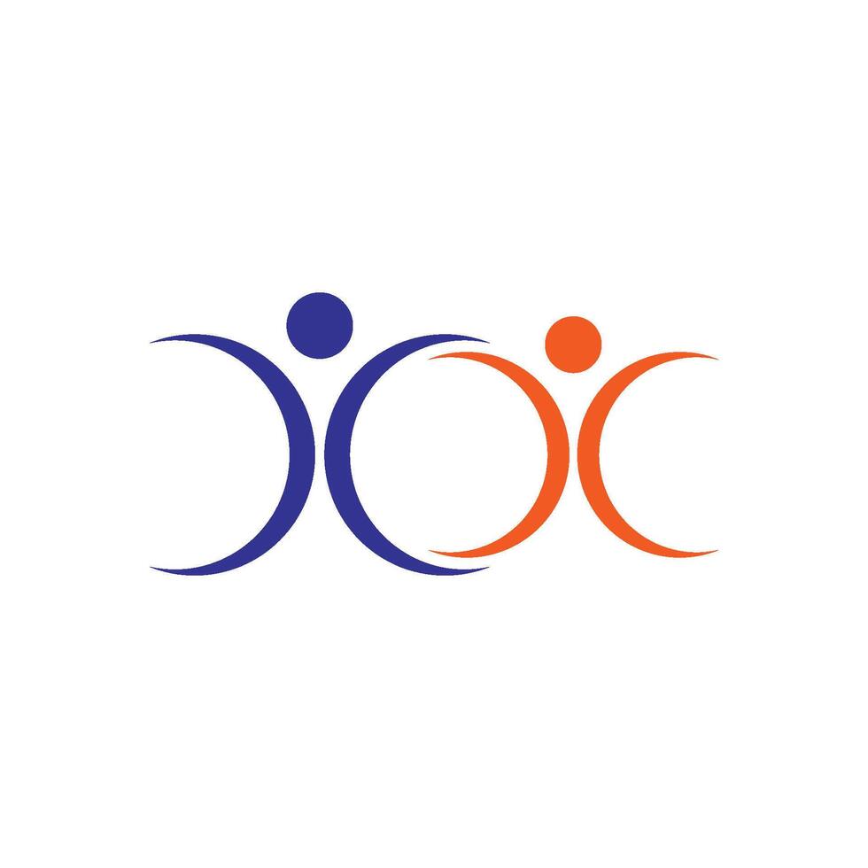 Community-Logo-Design vektor