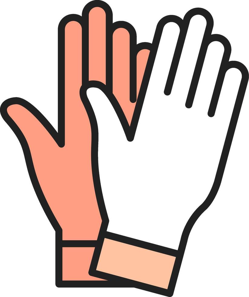 Sicherheit Handschuhe Vektor Symbol