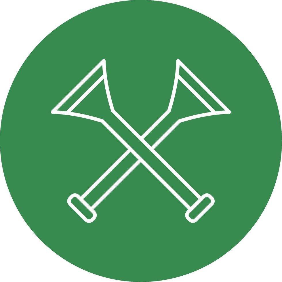 vuvuzela Linie Kreis Farbe Symbol vektor