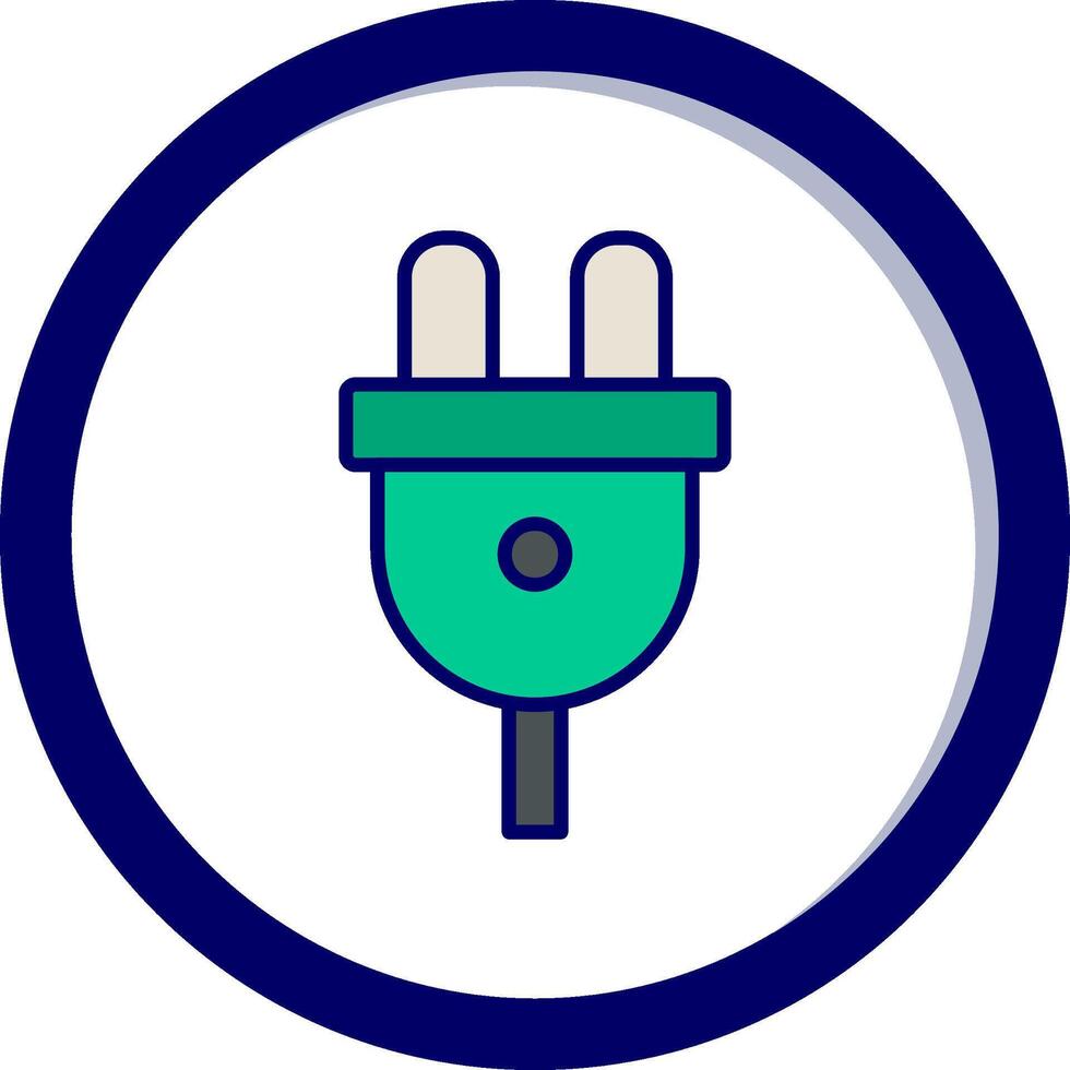 Plug-Vektor-Symbol vektor