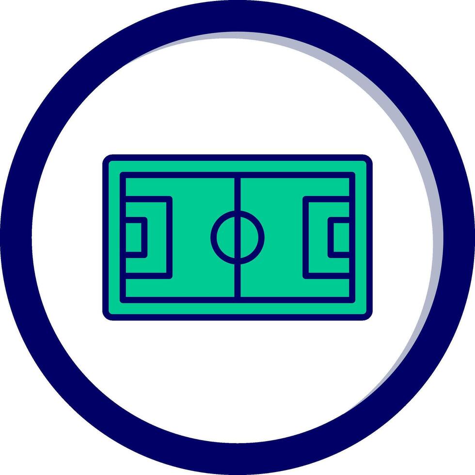 Fußball Tonhöhe Vektor Symbol