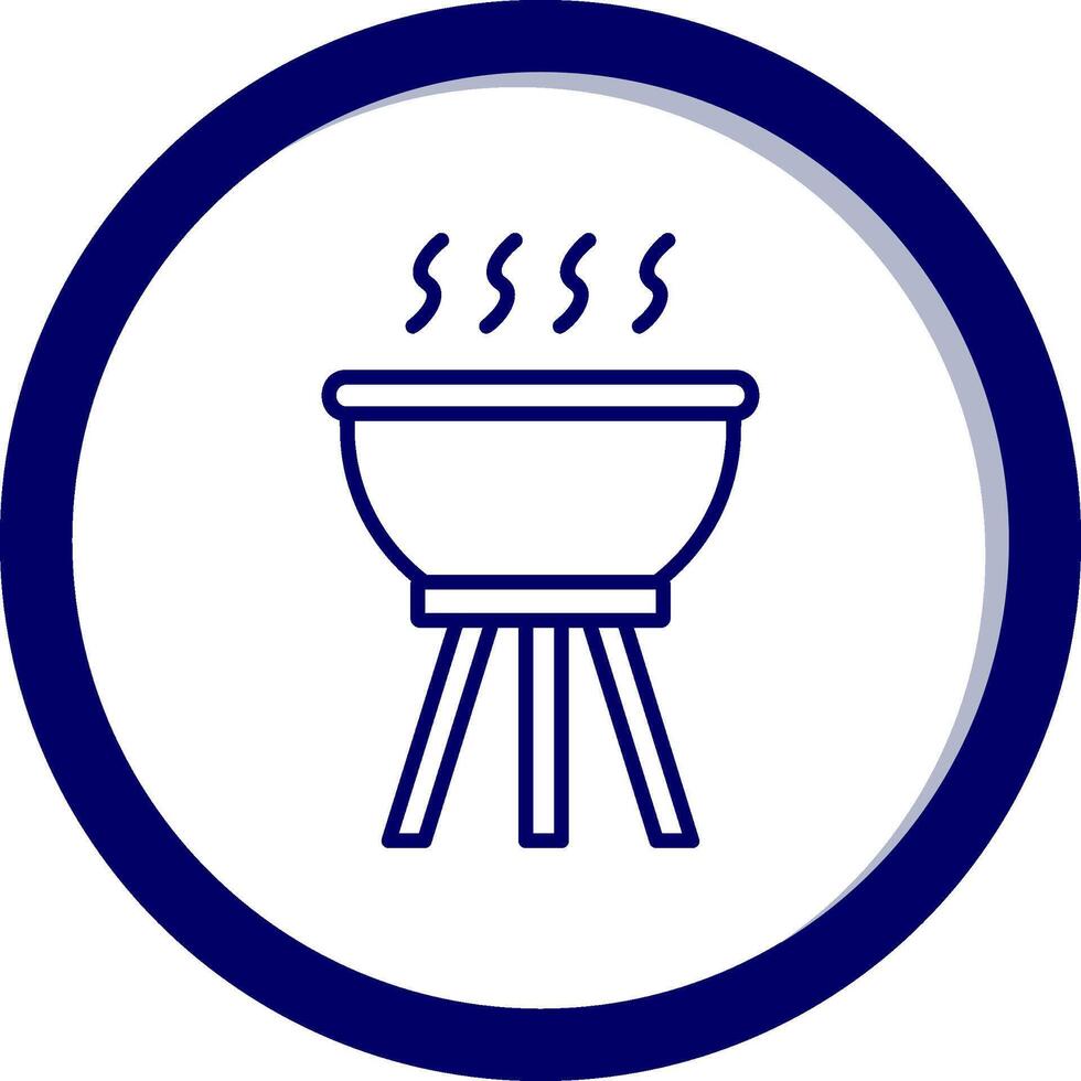 Grillvektorsymbol vektor