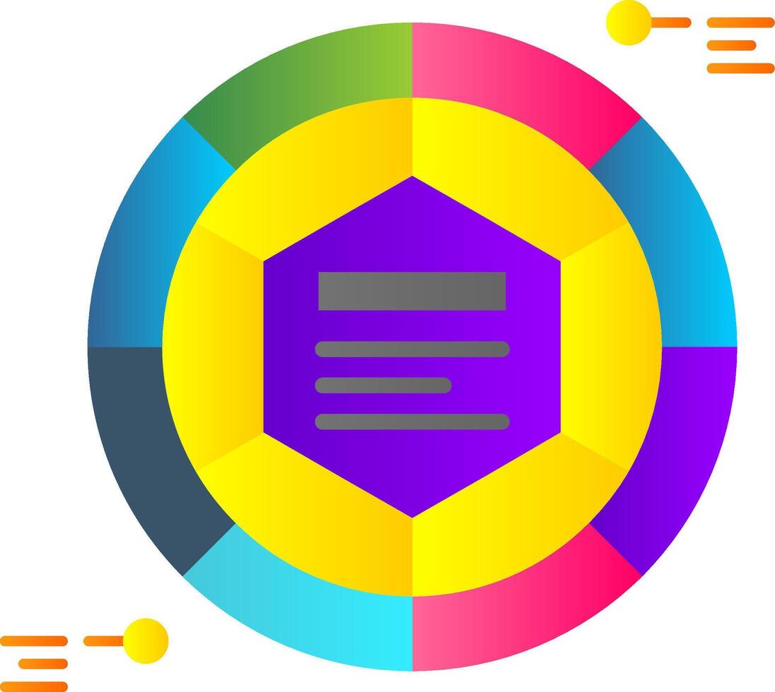 Infografik Elemente eben Gradient Symbol vektor