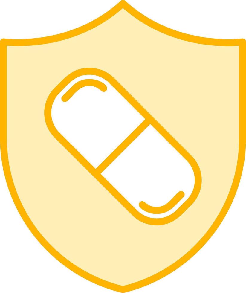 Medizin geschützt Vektor Symbol