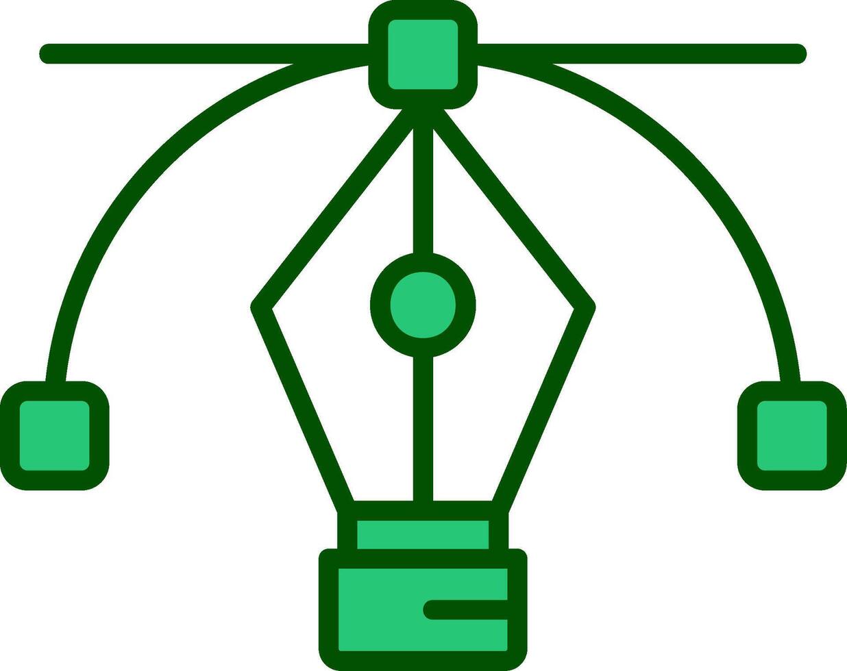 Stiftwerkzeug-Vektorsymbol vektor