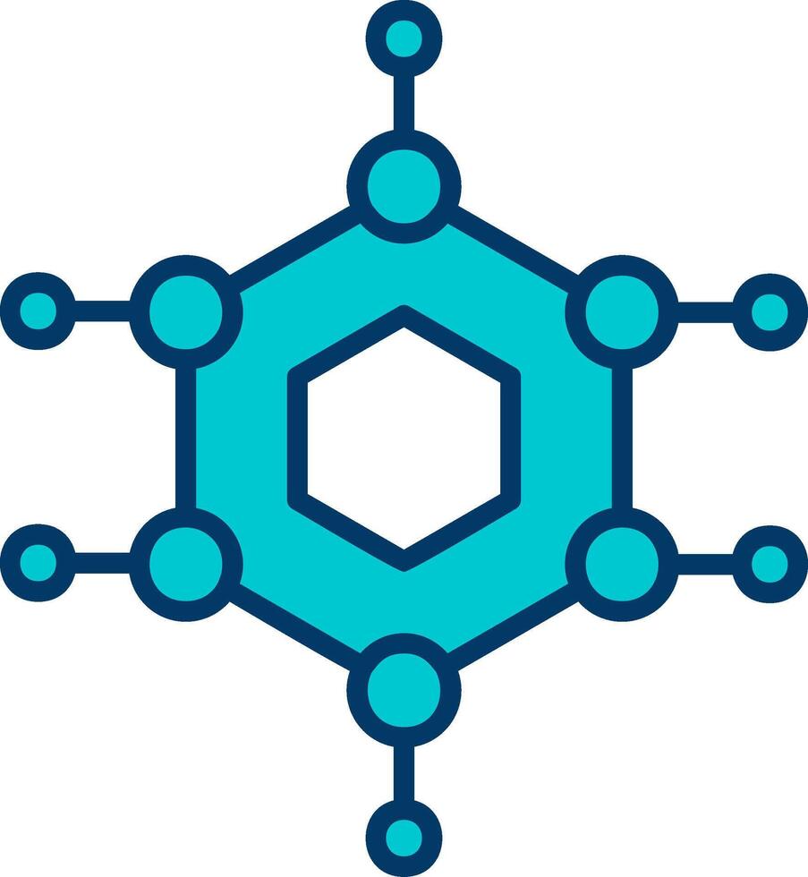 nanoteknologi vektor ikon