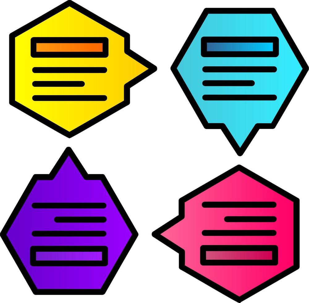 Infografik gefüllt Gradient Symbol vektor