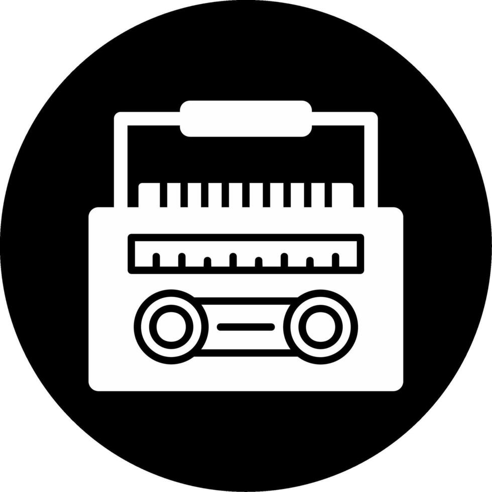 Radio Kassette Vektor Symbol